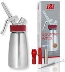 ISI Sahnespender 250 ml, Gourmet Whip Plus, 0.25 Liter, aus hochwertigem Edelstahl,