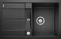 BLANCO METRA 45 S | Granitsp&uuml;le aus SILGRANIT anthrazit | Einbauart: Einbau von Oben