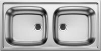 BLANCO TOP EZ 8 x 4 | Edelstahl Sp&uuml;le | Einbauart: Einbau von Oben |...