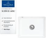 Villeroy & Boch Subway 60 SU K&uuml;chensp&uuml;le, Sp&uuml;lbecken inkl. Ablaufgarnitur mit