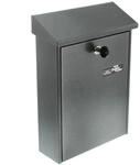 Burg-W&auml;chter, Briefkasten mit aufklappbarem Regendach, DIN B5 Einwurf-Format,