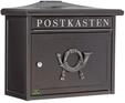 BURG-W&Auml;CHTER Klassischer Briefkasten ohne Zeitungsfach und Namensschild, Verzinkter