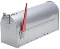 Burg-W&auml;chter U.S. Mailbox mit schwenkbarer Fahne, Aluminium, 892 ALU, Aluminium