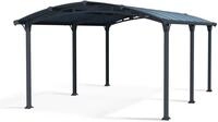 Palram Arcadia 5000 Carport, robuste Struktur f&uuml;r ganzj&auml;hrige Nutzung, grau