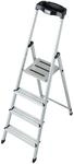 KRAUSE Stehleiter Safety, 4 Stufen, 126320