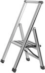 WENKO Leichte Aluminium Trittleiter mit 1 Stufe f&uuml;r 25 cm h&ouml;heren Stand,