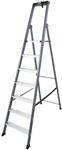 KRAUSE Stehleiter Sepro S eloxiert, 7 Stufen, 124210
