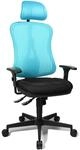 Topstar B&uuml;rodrehstuhl, Polyester, Schwarz/Blau