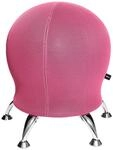 Topstar Sitness 5, Fitnesshocker mit Gymnastikball, Sitzalternative, pink