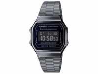 Casio Herren Digital Japanischer Quarz Uhr mit Edelstahl Armband A168WEGG-1BEF