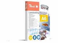 Peach Laminierfolien A6 - 125 mic - 100 pouches - glänzend - Premiumqualität...
