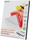 pavo 8029686 Laminierfolientasche, DIN A4, matt, 250 mic