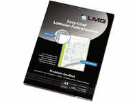 LMG LMGE-A4-125 Laminierfolien Easy Entry A4, 216 x 303 mm, 2 x 125 mic, 100...