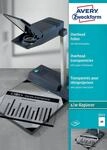 AVERY Zweckform 3555 Overhead-Folien f&uuml;r S/W Kopierer (100 Transparentfolien, A4,