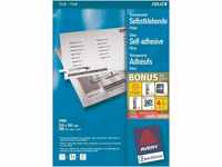 AVERY Zweckform 3480 Transparente Folien für Laserdrucker und Kopierer (100