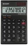 Sharp EL-124T WH Tischrechner (12 Stellen, Steuerberechnung, Solar- und