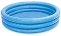 Intex 58426NP - Aufblasbarer Pool Crystal Blau, Vinyl, Blau, 147x33 cm
