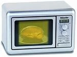Theo Klein 9492 Miele Kinder-Mikrowellenherd | Batteriebetriebener Drehboden 