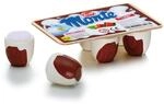 Erzi 17113 Schoko-Milch-Dessert Monte von Zott aus Holz, Kaufladenartikel f&uuml;r