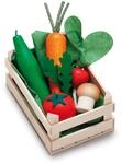 Erzi 28241 Sortiment Gem&uuml;se, klein aus Holz, Kaufladenspielzeug f&uuml;r Kinder