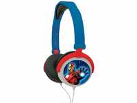 Lexibook - Marvel Avengers - Stereo-Audio-Kopfhörer, begrenzte Klangleistung,