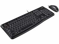 Logitech MK120 Kabelgebundenes Set mit Tastatur und Maus für Windows, US