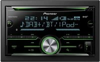 Pioneer FH-X840DABAN, inklusive DAB Antenne, 2DIN Autoradio, CD-Tuner mit FM und Pioneer FH-X840DABAN, inklusive DAB Antenne, 2DIN Autoradio, CD-Tuner mit FM und