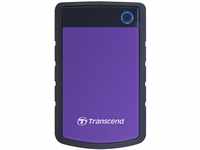 Transcend TS4TSJ25H3P 4TB portable, externe Festplatte (HDD) in purple (lila)...
