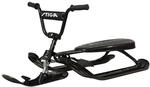 STIGA Schlitten Snowracer Rennrodel SX Color Pro Schwarz Lenkschlitten, 120 x 50 x 37