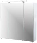 Schildmeyer Spiegelschrank, Melaminharzbeschichtete Spanplatte, wei&szlig;, 70 x 16 x 75
