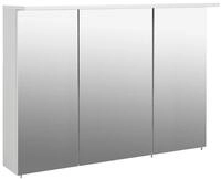Schildmeyer 130885 Spiegelschrank, melaminharzbeschichtete Spanplatte, wei&szlig;, 120,5 x