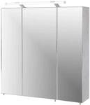 Schildmeyer 127398 Spiegelschrank, 70 x75 x 16 cm, steingrau