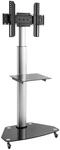 mywall HP1DL TV-Rollwagen Standfu&szlig; f&uuml;r Flachbildschirm 37" - 70" (94 - 178 cm) bis