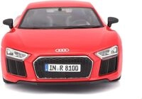 Maisto Audi R8 V10: Modellauto im Ma&szlig;stab 1:24, T&uuml;ren und Kofferraum zum &Ouml;ffnen,