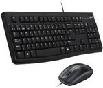 Logitech MK120 Kabelgebundenes Set mit Tastatur und Maus f&uuml;r Windows - ESP QWERTY