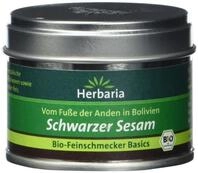 Herbaria Schwarzer Sesam Bio, 35 g Dose