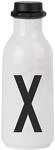 Design Letters Pers&ouml;nliche Wasserflasche (Wei&szlig;) - X - BPA-frei, nordisches Design,
