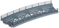NOCH&reg; Br&uuml;ckenfahrbahn, gebogen, Bausatz f&uuml;r realistische Modellbau Br&uuml;cken,
