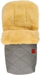 Lammfell Fu&szlig;sack Natura, grey melange