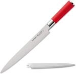 F. DICK CN398 Yanagiba Sushimesser, Red Spirit (Messer mit Klinge 24 cm, X55CrMo14