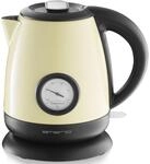Emerio Wasserkocher aus Edelstahl, 1.0L Volumen, 2000 Watt, 360&deg; Basis,...