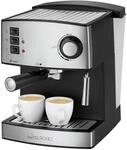 Clatronic&reg; Espressomaschine | kleine Kaffeemaschine | 15 bar Pumpdruck | 1,6...
