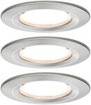 Paulmann 93873 Nova Plus LED Einbauleuchte inkl. Coin Basisset starr IP44 rund...