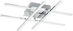 EGLO LED Deckenlampe Lasana 1, 4 flammige Deckenleuchte, Material: Stahl, Kunststoff,
