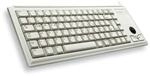 CHERRY G84-4400, Kompakte Tastatur mit Trackball, EU-Layout (QWERTY), Kabelgebunden