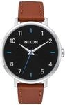 Nixon Damen-Armbanduhr Arrow Analog Quarz Leder A1091019-00