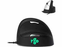 R-Go HE Break Ergonomische Maus, Vertikale Maus mit Anti-RSI-Software, Mittel