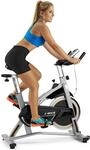 BH Fitness J-BIKE H9135RF Indoor Bike, Silber Grau/Gelb