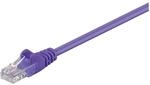 Goobay 95563 CAT 5e Patchkabel, U/UTP, Violett, CCA Kupfergemisch