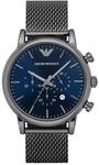 Emporio Armani Watch For Men, Chronograph Movement and 46mm Case Size with Stainless